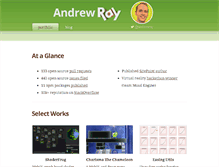 Tablet Screenshot of andrewray.me